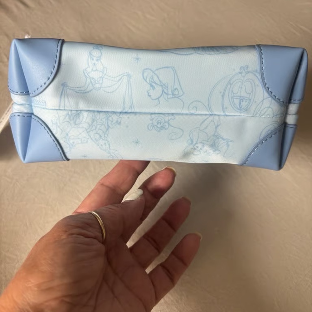 Light Blue Novelty Mini Top-Handle Bag - Picture 2 of 5